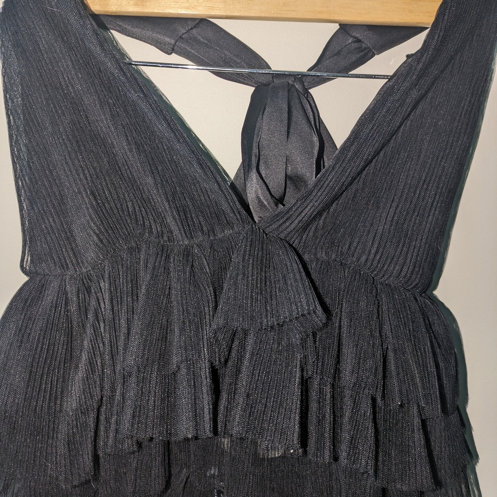 Forever 21 Black Ribbed Knit Top